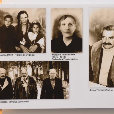 Panevėžio apskrities Gabrielės Petkevičaitės-Bitės viešojoje bibliotekoje vykusios parodos, skirtos romų holokaustui atminti, fragmentas. G. Kartano nuotr.