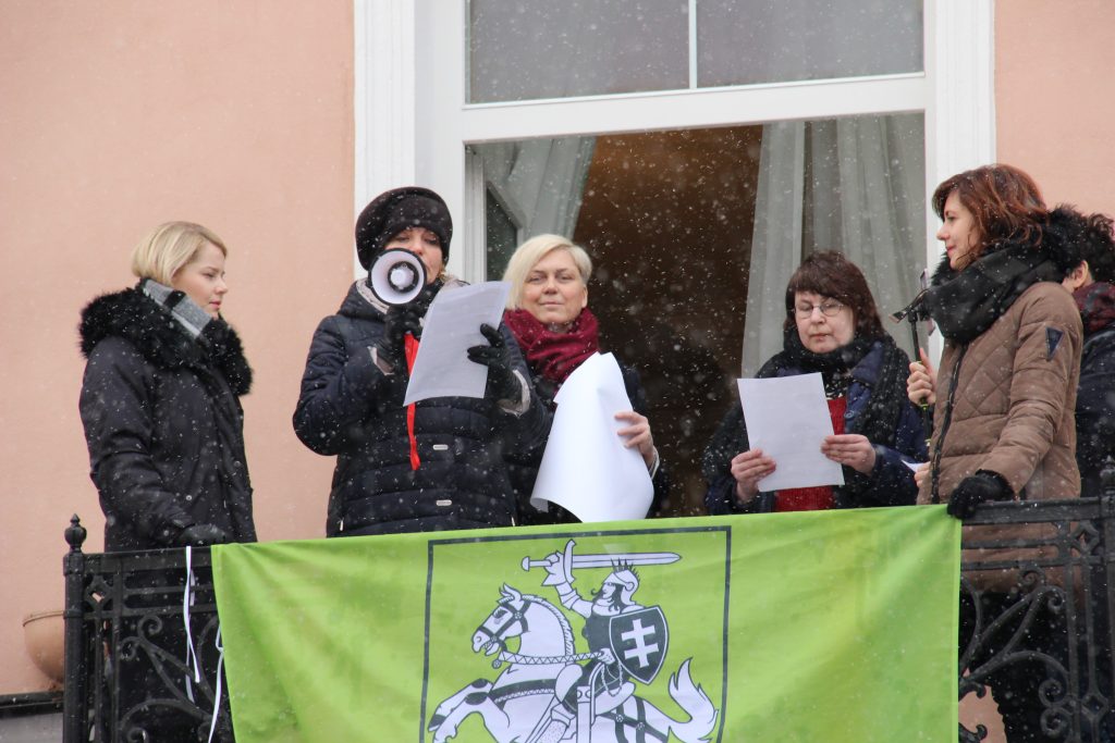 Vasario 17-osios deklaracijos skaitymas, 2018 m., Ilonos Baniusevič nuotr.