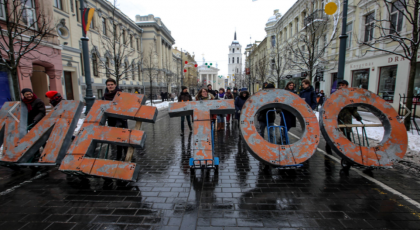 #MeToo judėjimui palaikyti skirta kovo 8-osios eisena Vilniuje, 15min.lt nuotr.