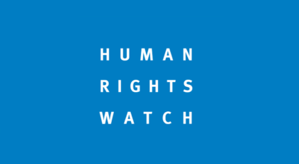 „Human Rights Watch“ logotipas, organizacijos nuotr.