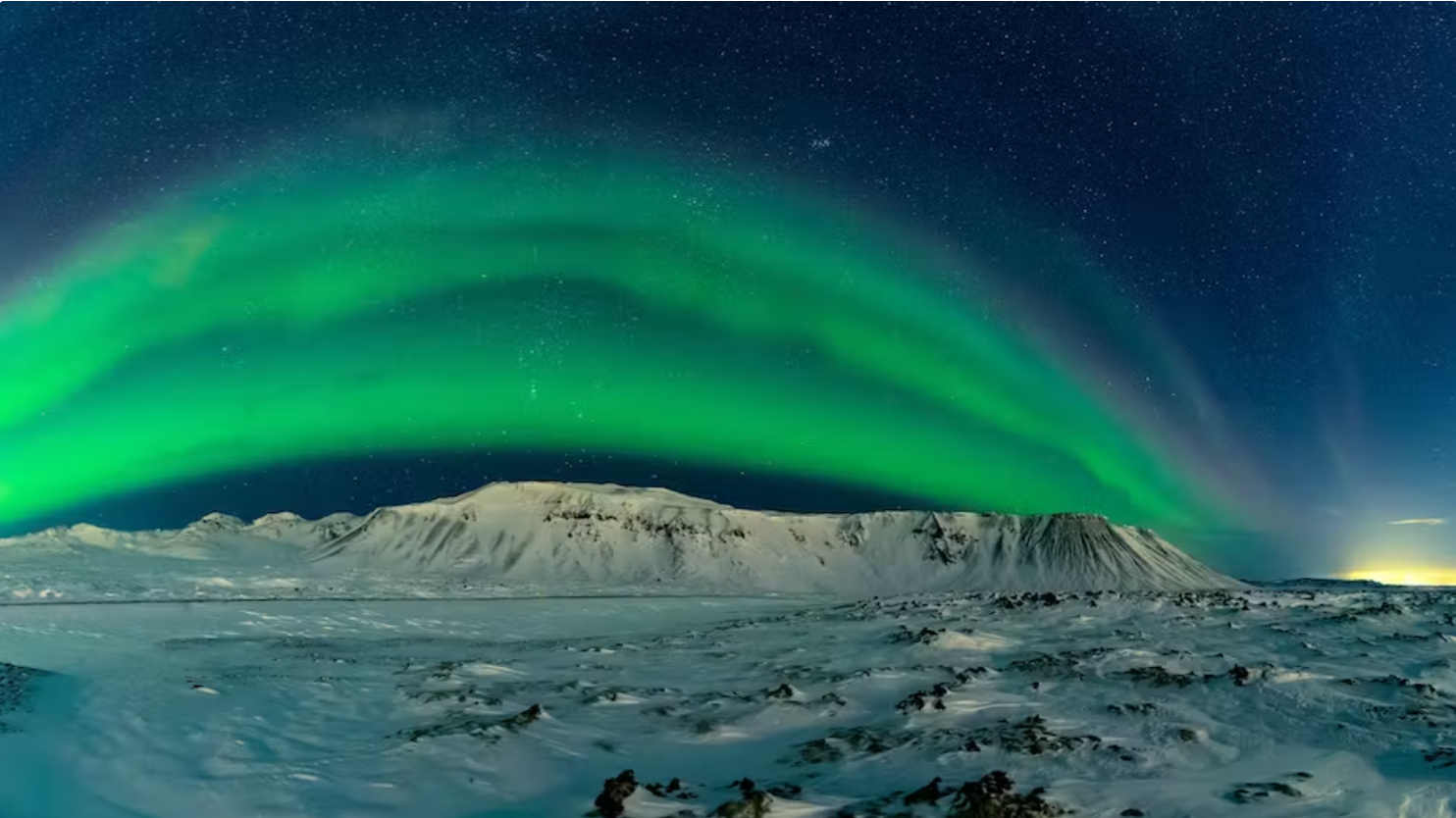Šiaurės pašvaistė Islandijoje, visiticeland.com nuotr.