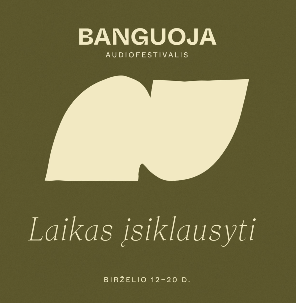 Audiofestivalio „Banguoja“ plakatas, organizatorių nuotr.