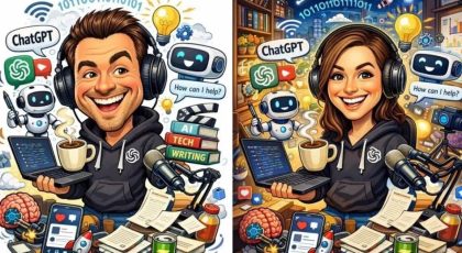 Chat GpT sugeneruota karikatūra.