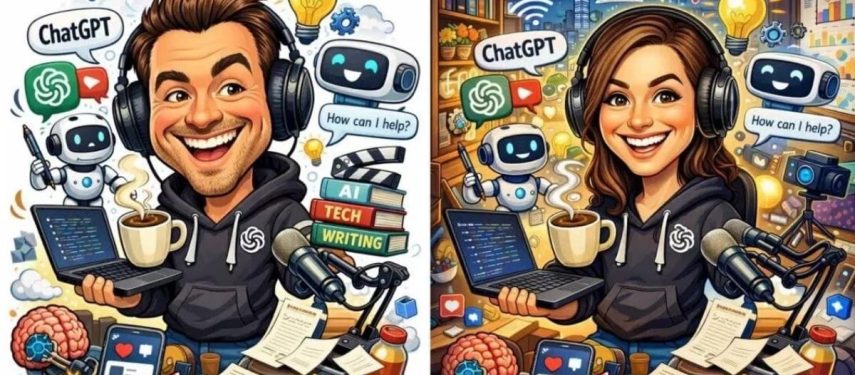 Chat GpT sugeneruota karikatūra.