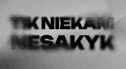 Iliustracija su užrašu tik niekam nesakyk