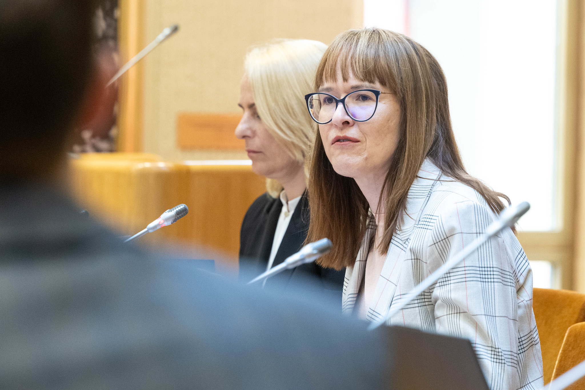 Erika Leonaitė, Ūla Liškevičiūtė / Seimo kanceliarijos nuotr.